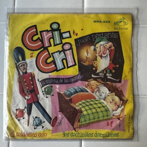 Cri Cri, Juan Pestañas, 1960 Mexican 7" EP PS, Children