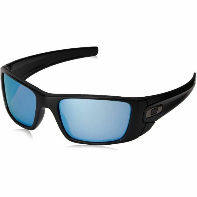 Oakley OO9096_D8 Black Frame with Blue Polarized Lenses Men's Sunglasses  for sale online | eBay