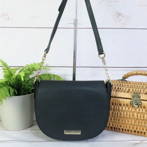 Borsa a tracolla Tommy Hilfiger tracolla piccola tracolla nera ecopelle saffiano - Foto 2 di 14