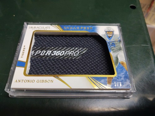 2020 Panini Immaculate Antonio Gibson Washington Football SP Rookie Relic #1/8 - Picture 4 of 4