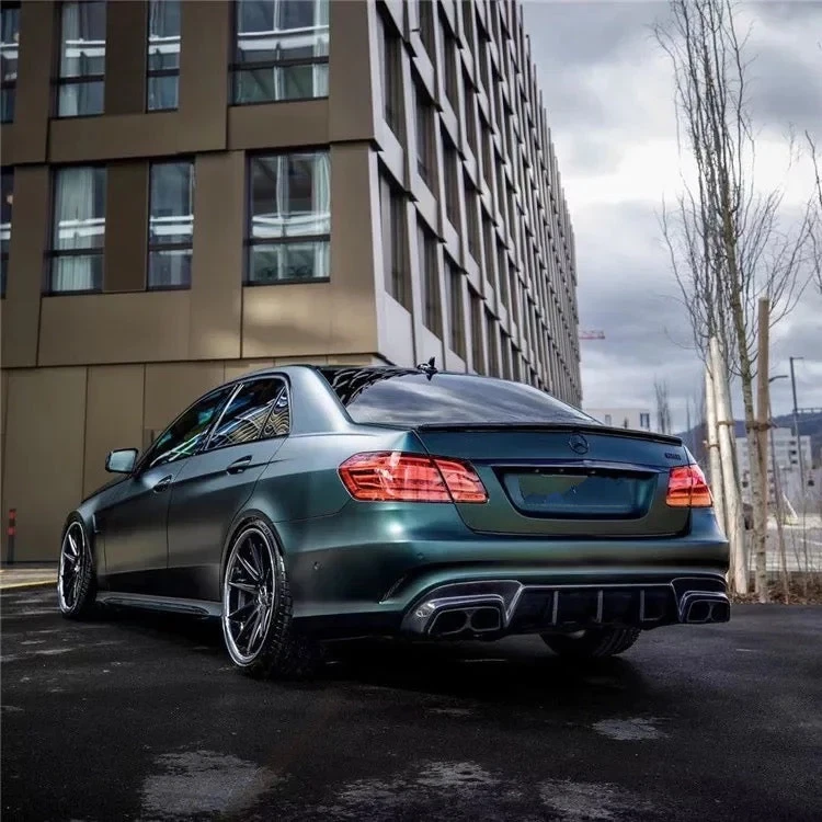 Mercedes Benz W212 E63 E63S AMG Carbon Fiber Rear Diffuser - Image 3 of 4