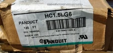 Panduit Wiring Duct Cover, Hinged, Lead Free PVC, Gray, 6 ft Length QTY:20 