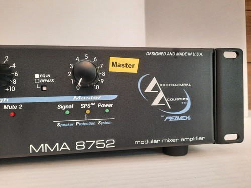 Peavey MMA 8752 Architectural Acoustics Modular Mixer Amplifier - Picture 2 of 13