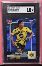 2020-21 Topps Chrome Sapphire Bundesliga Jude Bellingham RC SGC 10 Gem Mint #31