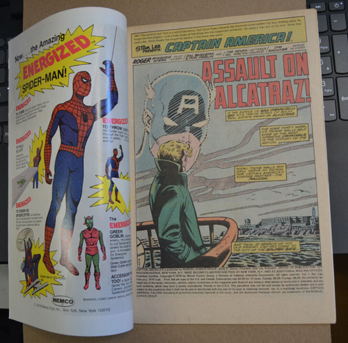 CAPITÁN AMERICANO #230 EDAD DE BRONCE RAW MARVEL COMICS VARIANTE DE QUIOSCO - Imagen 18 de 18