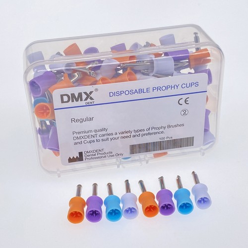 100-1000*Dental Goma Prophy Dientes Pulido Pulido Tazas Tipo Pestillo Cepillo - Imagen 12 de 18