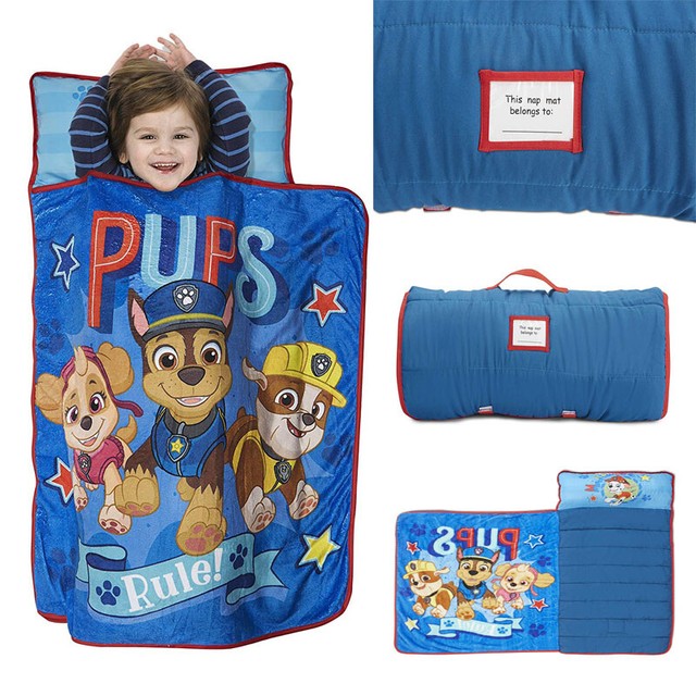Pj Masks All Shout Horray Toddler Nap Mat Includes Pillow And