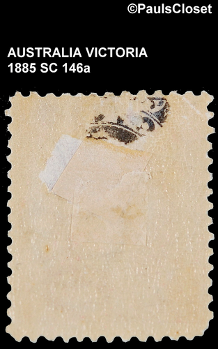 VICTORIA 1885 SC 146a QUEEN VICTORIA ½p SALMON MHR OG F/VF - Picture 2 of 2