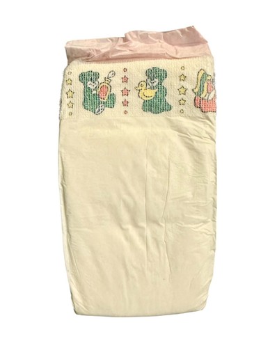 Vintage Plastic Pampers Baby-Dry for Girls Size Medium up to 20lbs (imported) - Picture 6 of 24