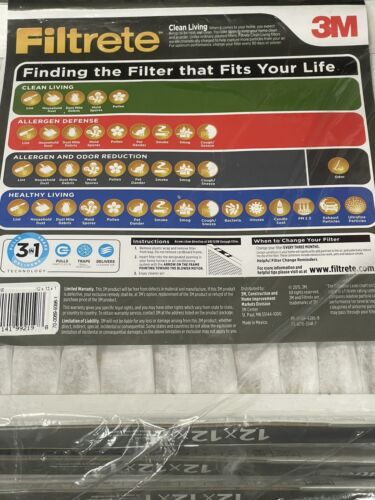 Filtrete Clean Living Basic Dust AC Furnace Air Filter MPR 300 6 Filters - Picture 3 of 9