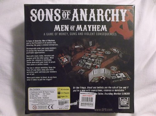 Sons of Anarchy : Boardgame: Men of Mayhem by Aaron Dill and Sean Sweigart... - Picture 2 of 2