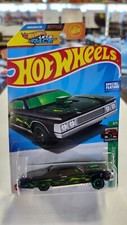 Hot Wheels #113/250 HW Reverse Rake Layin' Lowrider in Black w/Green Flames
