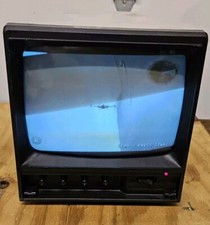 Sanyo VM 4509 Vintage B&W CRT Video Retro Gaming Game Monitor Made in 1987