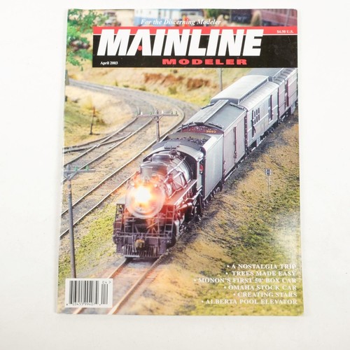 Mainline Modeler Magazine April 2003 Issue Model Railroading Monon N&W B&O - Bild 1 von 4