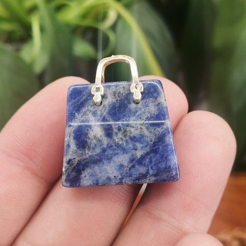 5 piezas Bolsa de sodalita natural cuarzo cristal calavera tallada reiki gema curativa 1" - Imagen 9 de 12