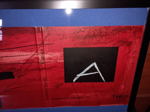 TAPIES GENUINE AUTHENTIC 🎨 Original 1976 Antoni Tàpies Lithograph 11x17 Framed - Picture 7 of 17