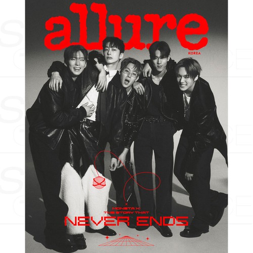 Revista MONSTA X Allure Corea 2025 edición de julio MONSTA X Coverman + número de seguimiento - Imagen 2 de 13