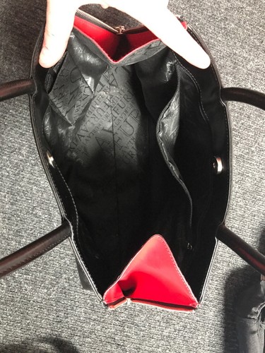 Furla handbag - Black And Red- Hardly Used - Soft Leather - Some Minor Scratches - Picture 4 of 7