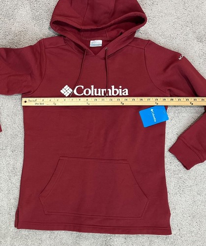 Columbia New Size Medium Womens Maroon Forest Glen Logo Hoodie NWT - Picture 10 of 15