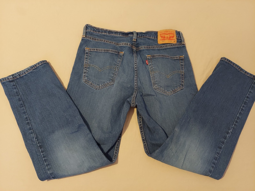 Mens Levis 514 Jeans 35x30 Slim Straight Denim Pants Stretch