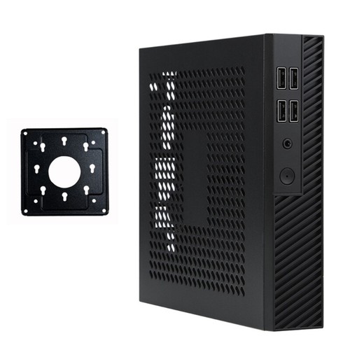 DX01 Mini ITX Computer Case Thin Quick Heat Dissipation PC Case Supporting VESA - Afbeelding 10 van 11