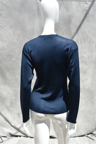 Vintage CHANEL Boutique 70's classic nylon sweater size 38 bodycon - Picture 10 of 10
