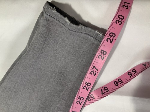 Jeans donna J CREW Lookout vita alta skinny grigio taglia 30 - Foto 8 di 9