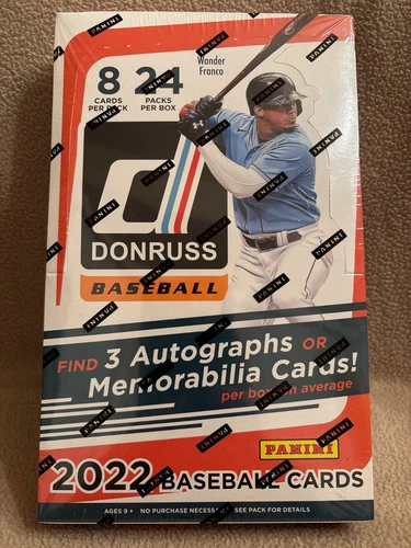 2022 Panini Donruss MLB Baseball Hobby Box - Factory Sealed