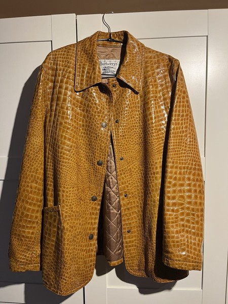 Chaqueta Burberry piel charol Coleccionista