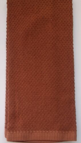 FULL uncut SOLID BROWN mainstays Cotton Kitchen Towel NEW