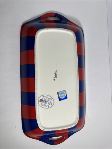 Kansas Jayhawk Football Field Ceramic Platter. 8 1/2” X 16”. - Picture 2 of 7