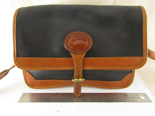 Borsa a tracolla vintage Dooney & Bourke in pelle per tutte le stagioni AWL difettosa - Foto 9 di 14