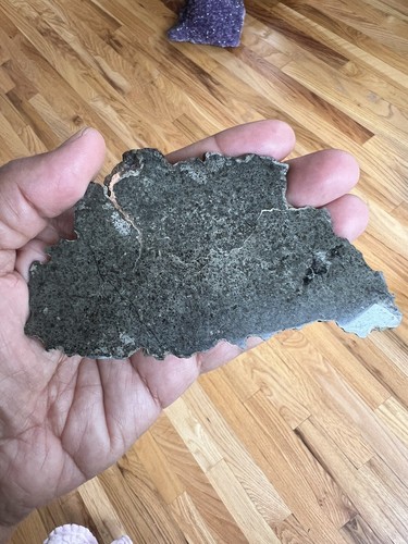 Large Martian Shergottite Meteorite Slice 43.15 grams