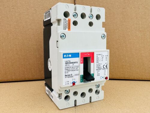Eaton 32-40 Amp 70kA Triple Pole 40 A MCCB ~ Series G ~ GEB3040FFG ~ GEH3040AFG - Picture 2 of 11