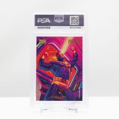 1994 Marvel Masterpieces #4 Cyclops Powerblast PSA 9 come nuovo - Foto 3 di 4
