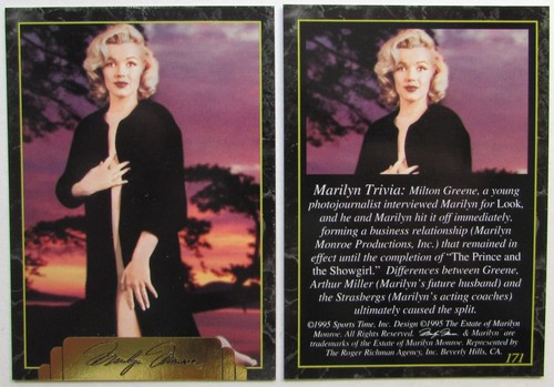 Marilyn II - Marilyn Monroe cards - sold singly - you pick - Sports Time 1995 - Picture 78 of 107