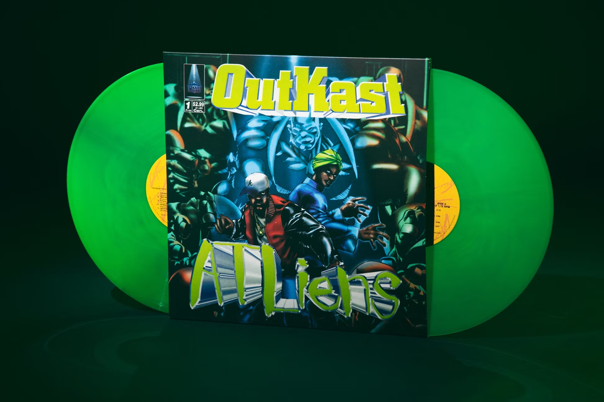 OUTKAST ATLIENS VINYL NEW! LIMITED GREEN LP! ELEVATORS ( ME & YOU