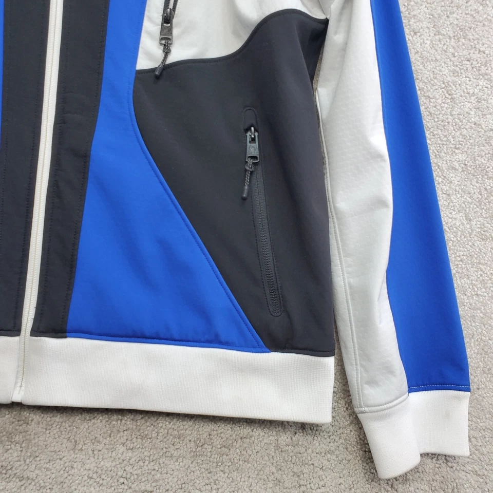 Тело перчатка куртка мужская большой мульти синий черный цвет блок SKi зимняя одежда - Изображение 4 из 4