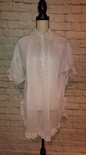 Vintage Jessica's Gunnies Gunne Sax Cottage Core Ruffle Trim Puff Sleeve Tunic 5