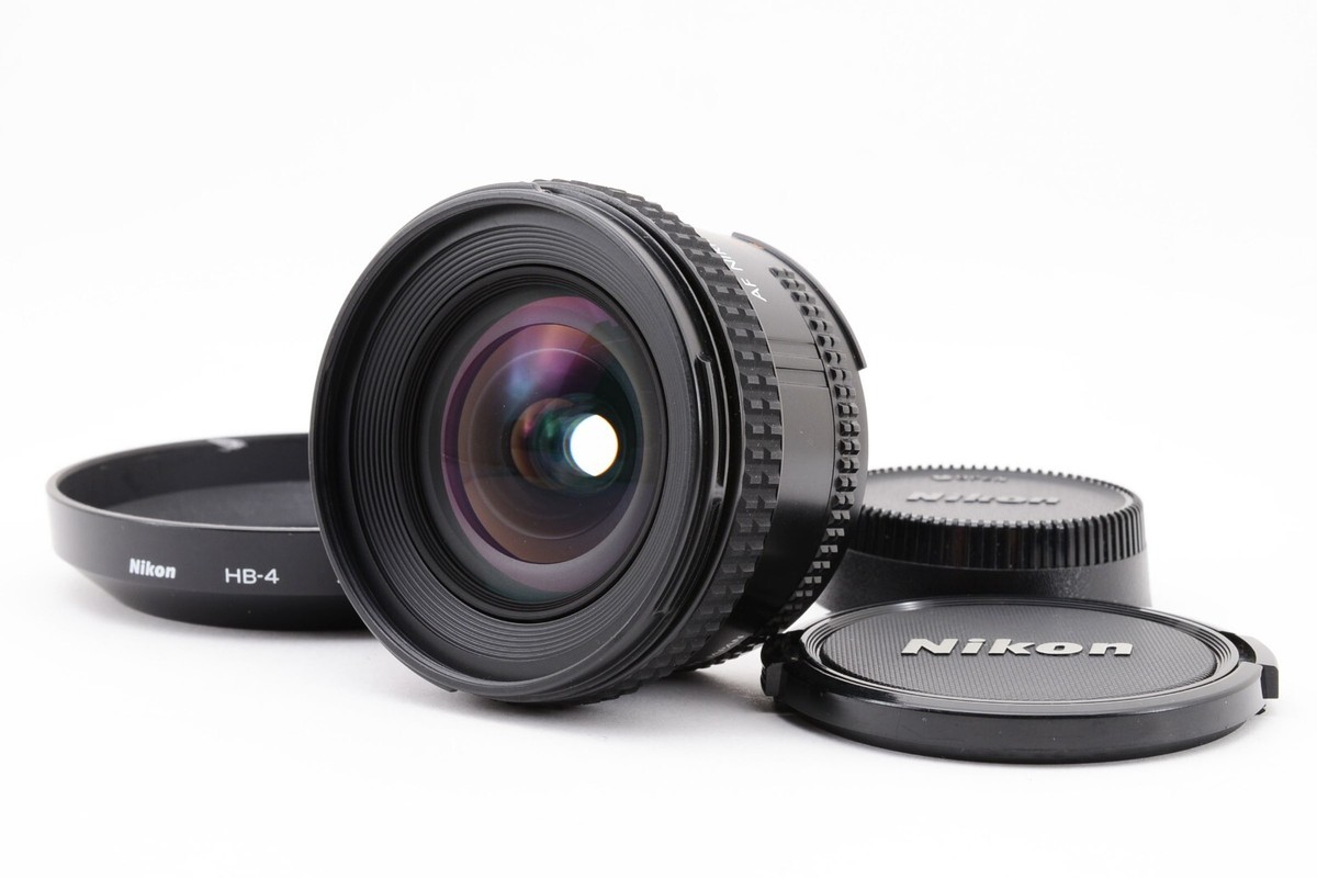 MINT】Nikon AF 20mm f/2.8D Wide Angle Lens w/ Lens hood from