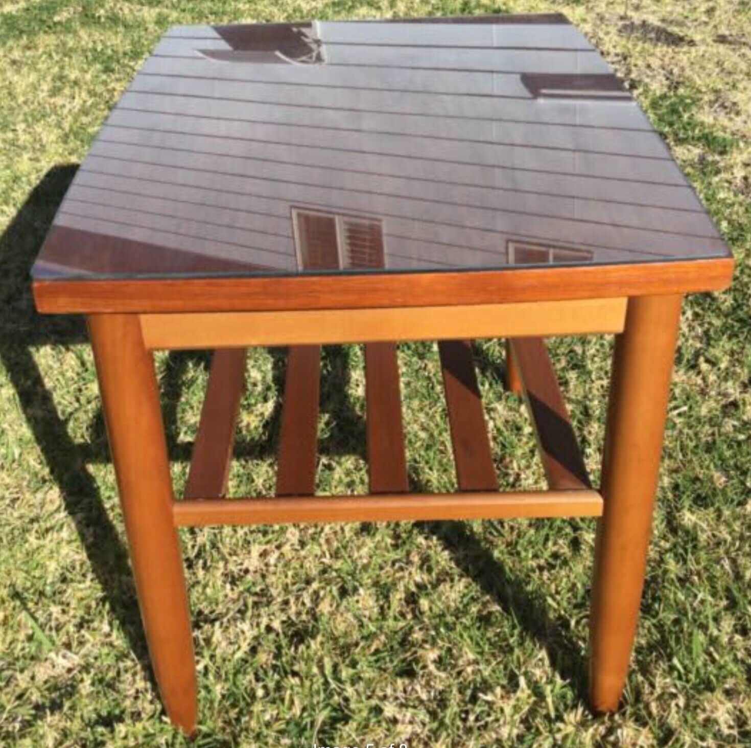 Mid century Parker, chiswell style Teak rectangular coffee table eBay