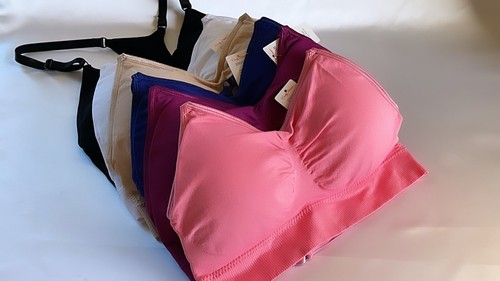 Sports Bras 3-6 Bra Yoga Active Wear Racer Back Top 515 Miss Plus Size Gift Pack - Picture 13 of 30