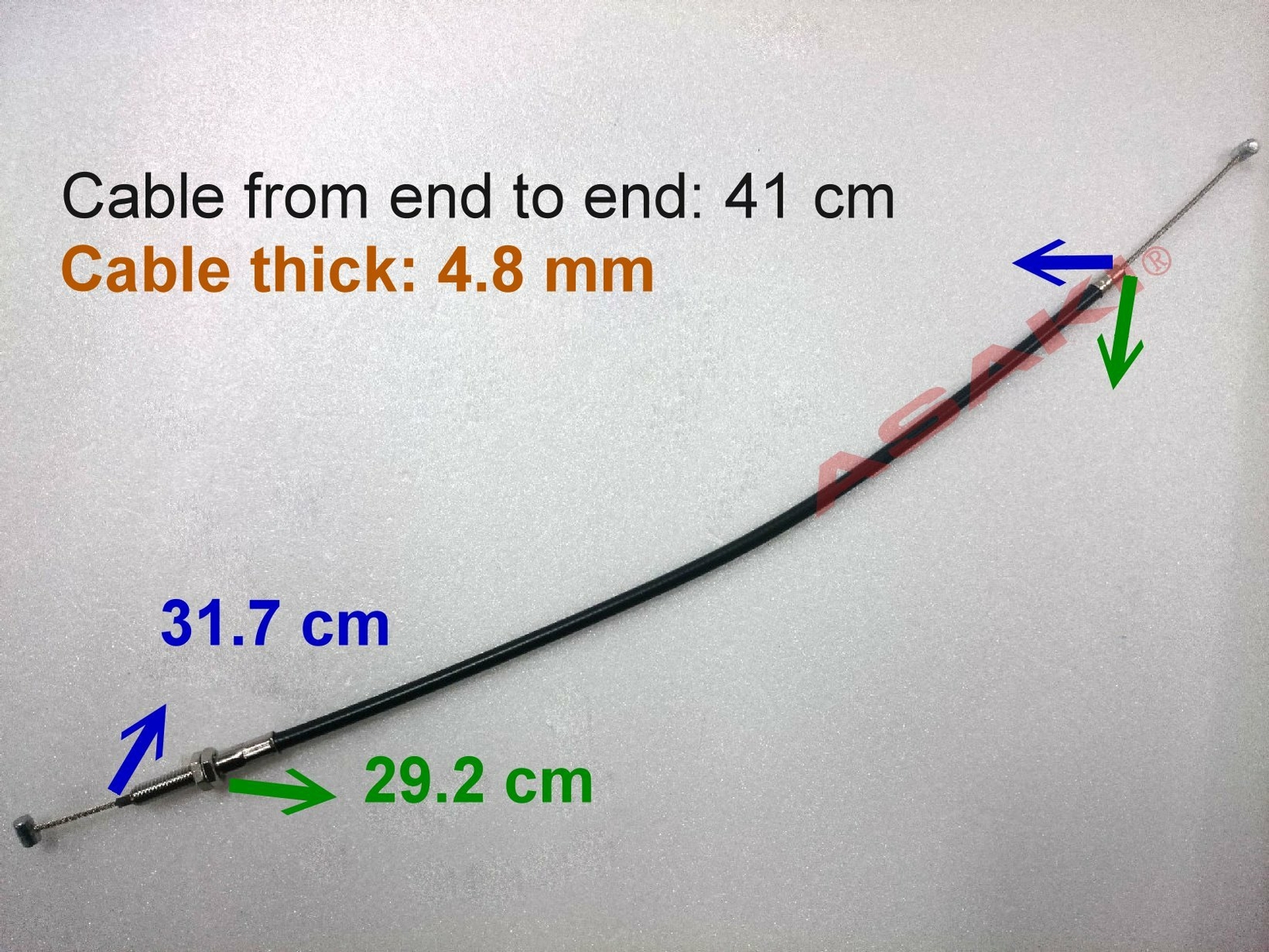 thumbnail image 2 of Outboard Motor Throttle Cable High Performance Durable Boat 2 of 9