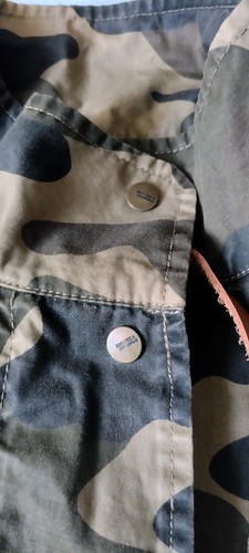 Bershka giacca Donna Stile Mimetico Militare Sahariana Tg. M - Foto 10 di 18