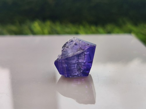 AA Pleochoric Natural Tanzanite Crystal Rough Gemstone 13.5 Carats 14x12x11mm - Picture 6 of 6