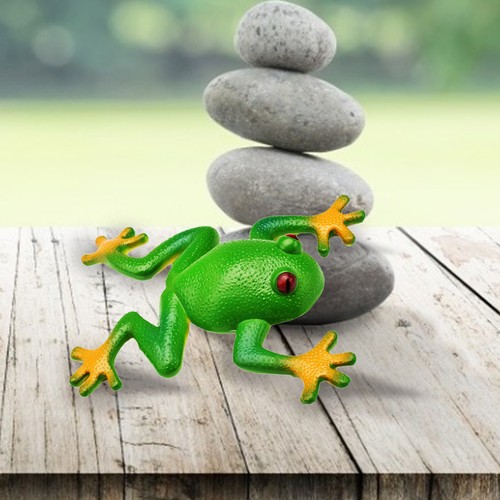 Realistic Frog Toy Stretchy Squishy Frog Relief Anxiety Sensory Toy Stress Ball - Picture 9 of 12