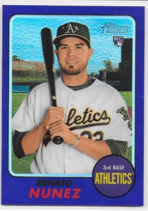 2017-Topps-Heritage-High-Number-Purple-Chrome-599-Renato-Nunez-A-039-s-RC