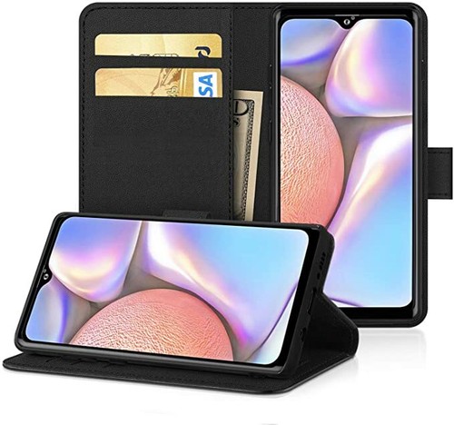 Leather Phone Case for Samsung A02s A16 A21S A36 A56 A06 Magnetic Wallet Cover - Picture 3 of 12