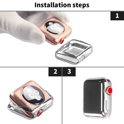 Case+Metal Stainless Steel Strap For Apple Watch Ultra2 9-1 SE Cover 41/45/49mm - Bild 4 von 19