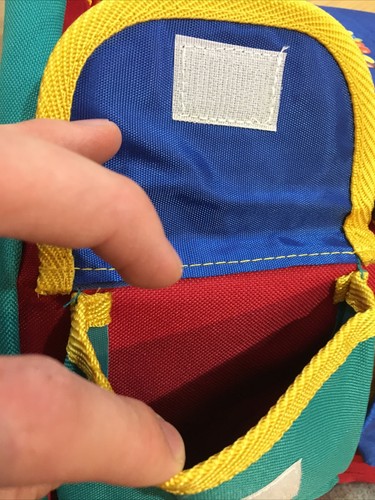Rare Nestle SMARTIES Kids Backpack W/ Pockets Candy Promotional Advertisement - Picture 7 of 9